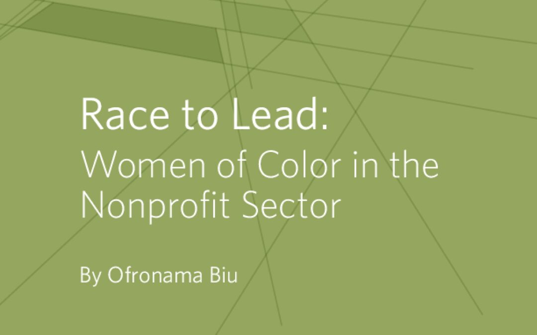 Race to Lead: Women of Color in the Nonprofit Sector