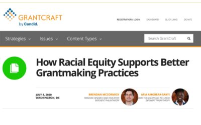 How Racial Equity Supports Better Grantmaking Practices